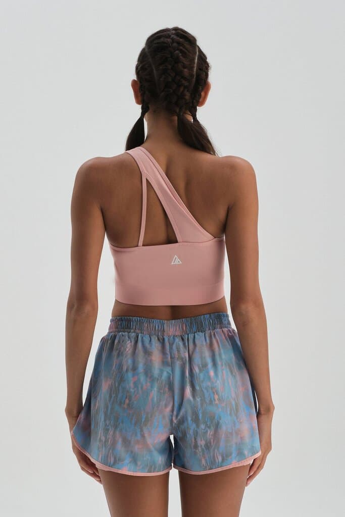 Pink Dagi Active One-Shoulder Sports Bra 2