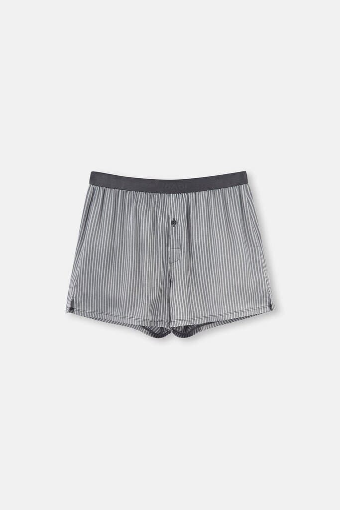 Dagi Striped Satin Boxer Shorts