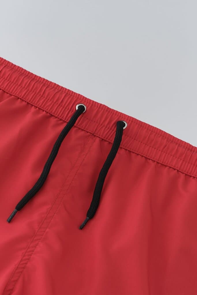 Dagi Red Micro Medium Plain Swim Shorts 6
