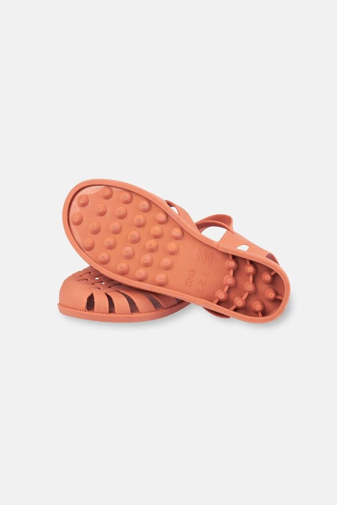 Dagi Red Women's Strappy Matte Jelly Sandals 3