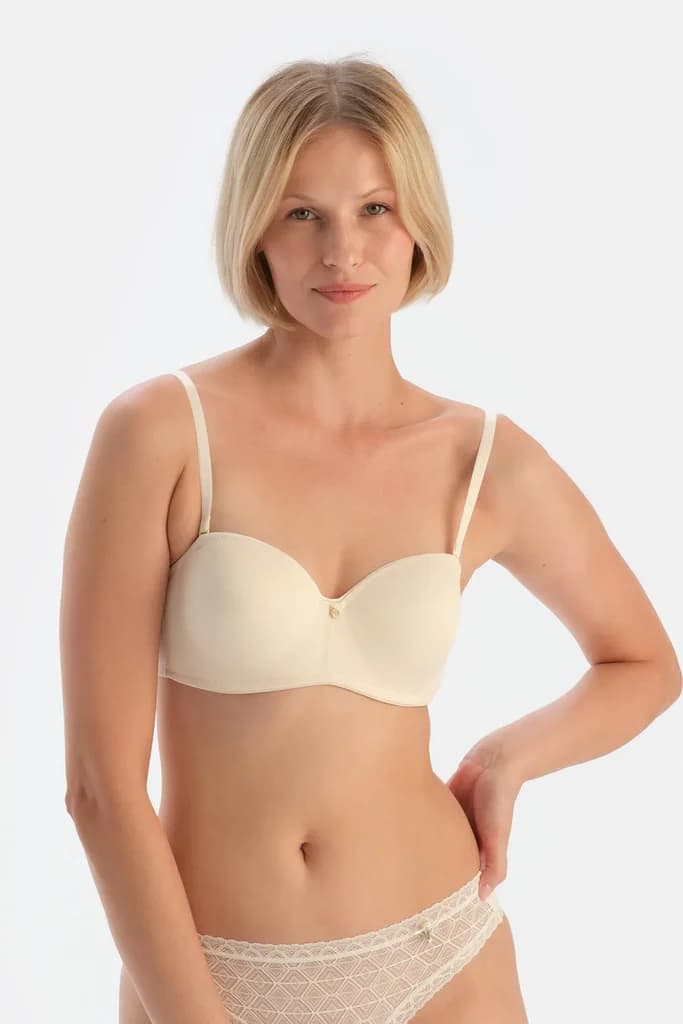 Dagi Brown Almira Strapless Empty Cup Single Bra