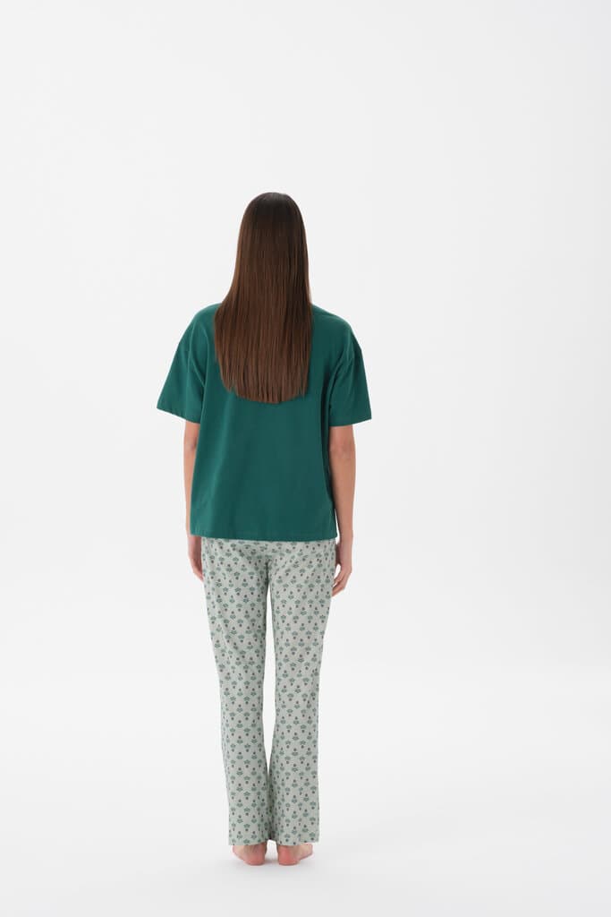 Eros Crew Neck Pajama Set 2