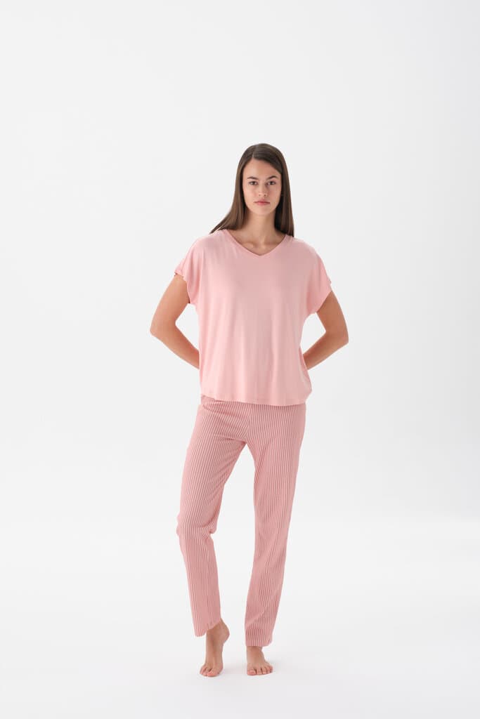 Eros V-Neck Pajama Set