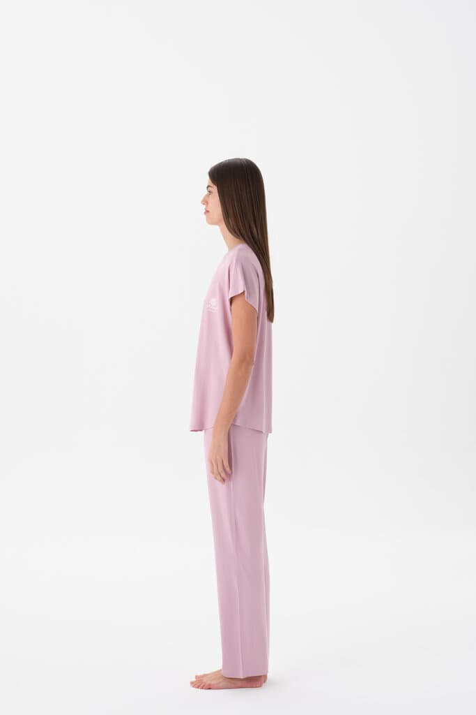 Eros Crew Neck Pajama Set 3