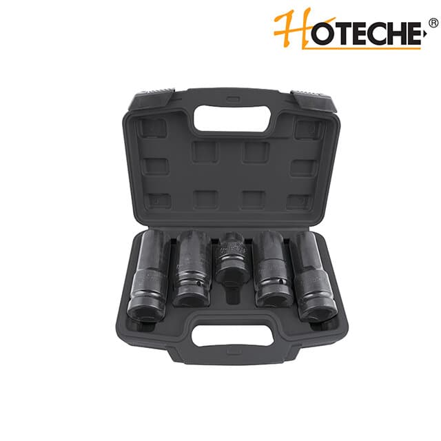 HOTECHE 5pcs 1"Dr. Deep Impact Socket Sae Set 2
