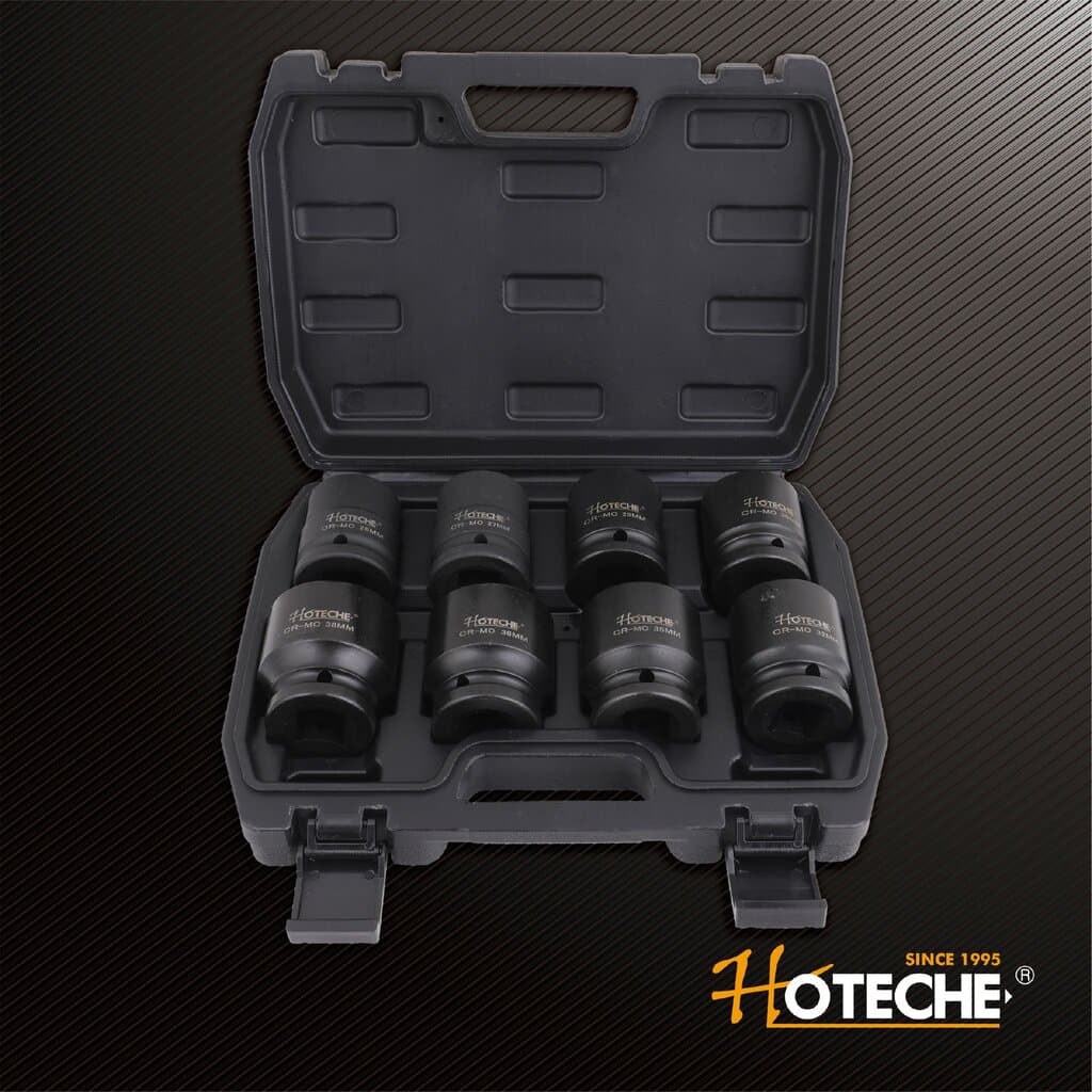 HOTECHE 8pcs 3/4"Dr. Impact Socket Metric Set