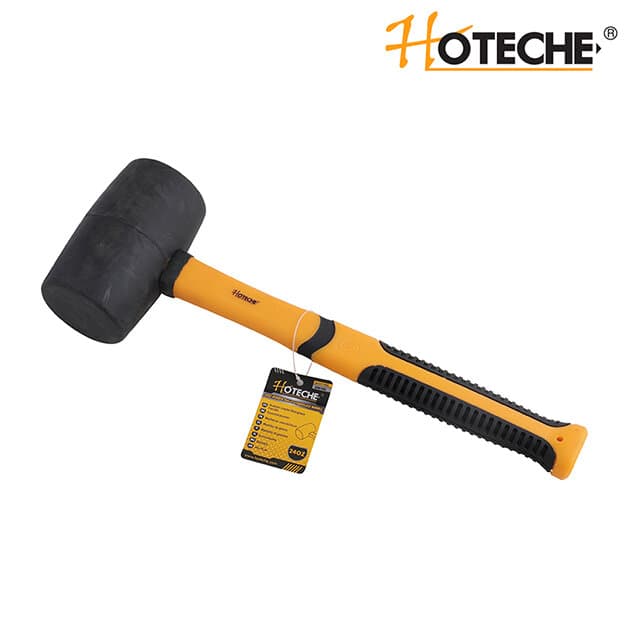 HOTECHE 16Oz Rubber Mallet Fiber