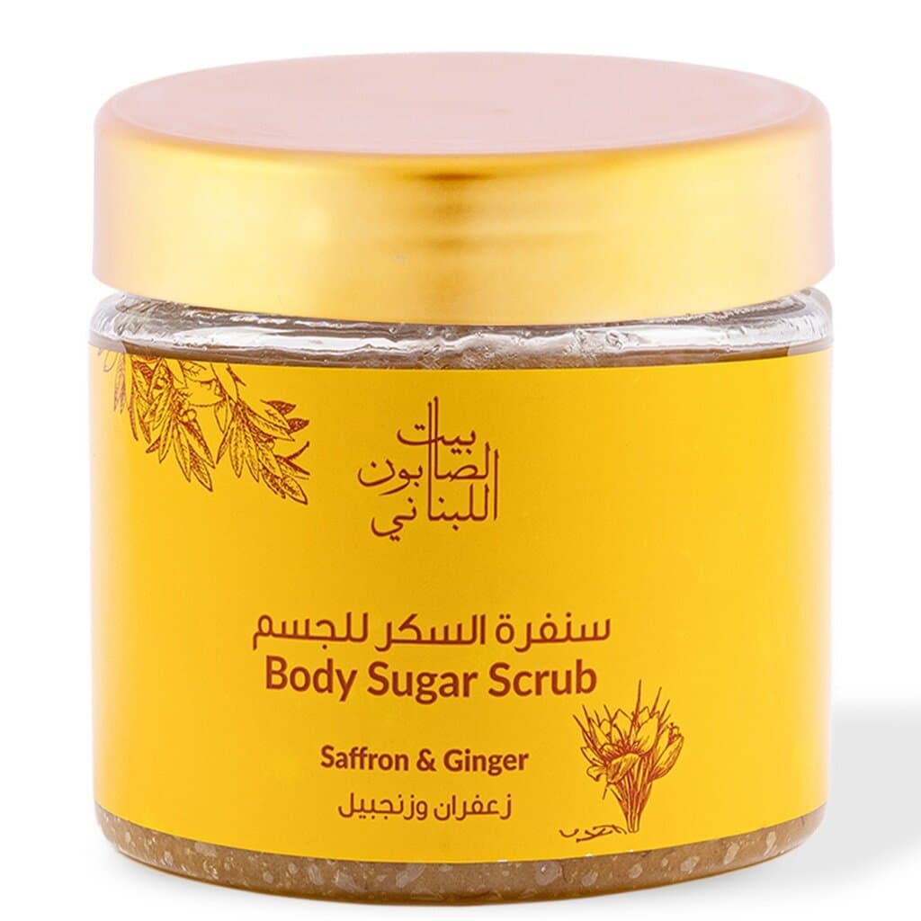 Saffron & Ginger Body Sugar Scrub 500 g