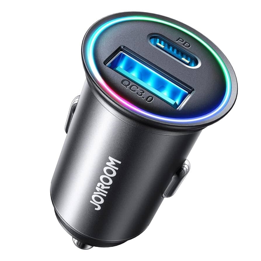 JOYROOM  A+C 60W A+C mini Metal Car Charger