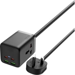 Go-des  Multifunctional 6 In 1 Uk Plug Power Socket 65W — photo 1