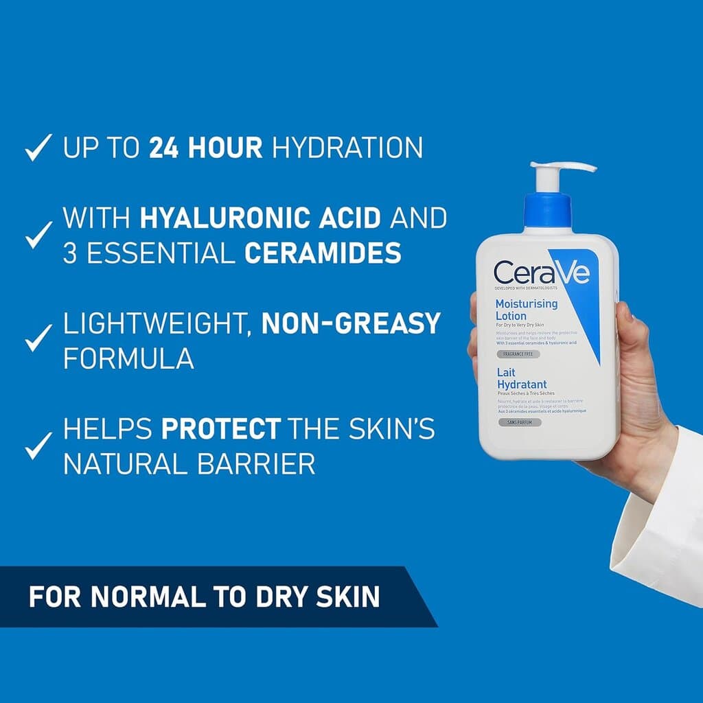 CeraVe Moisturising Lotion for Dry to Very Dry Skin - 236 ml 2