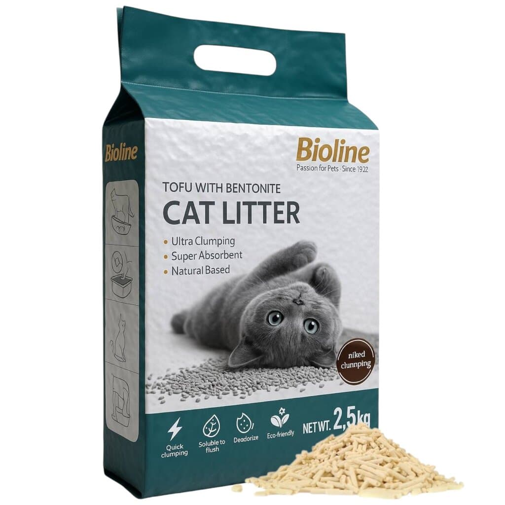 Bioline Tofu Bentonite Litter - 6L