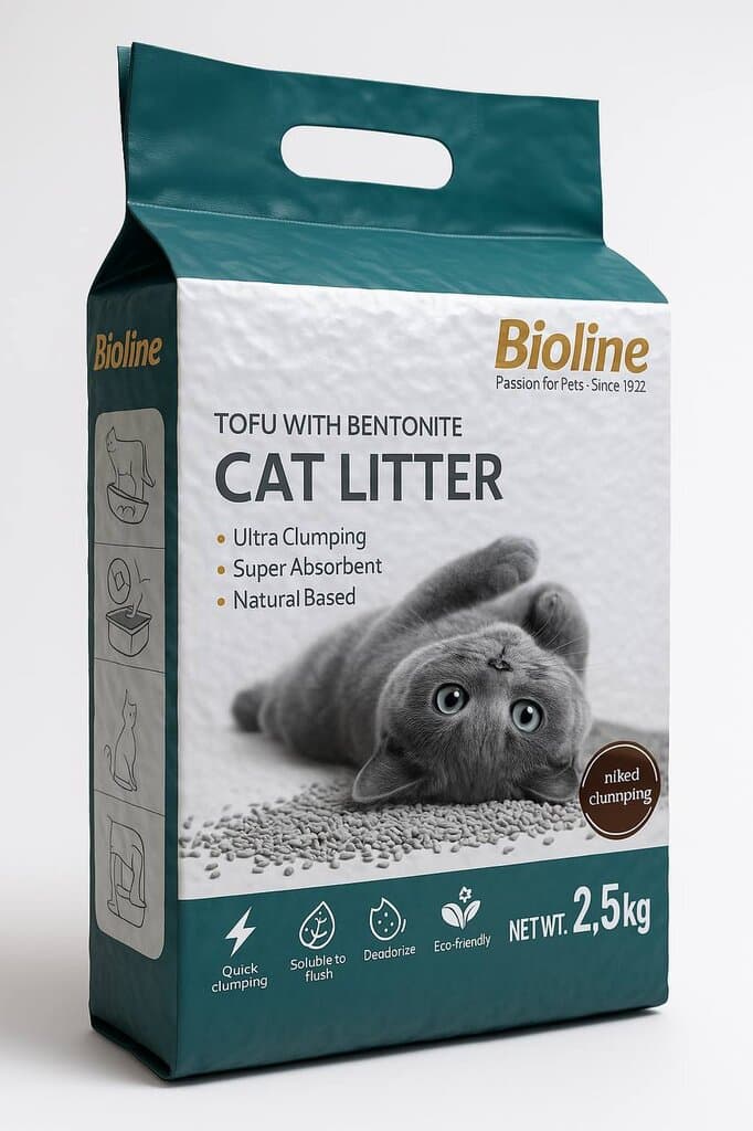 Bioline Tofu Bentonite Litter - 6L 4