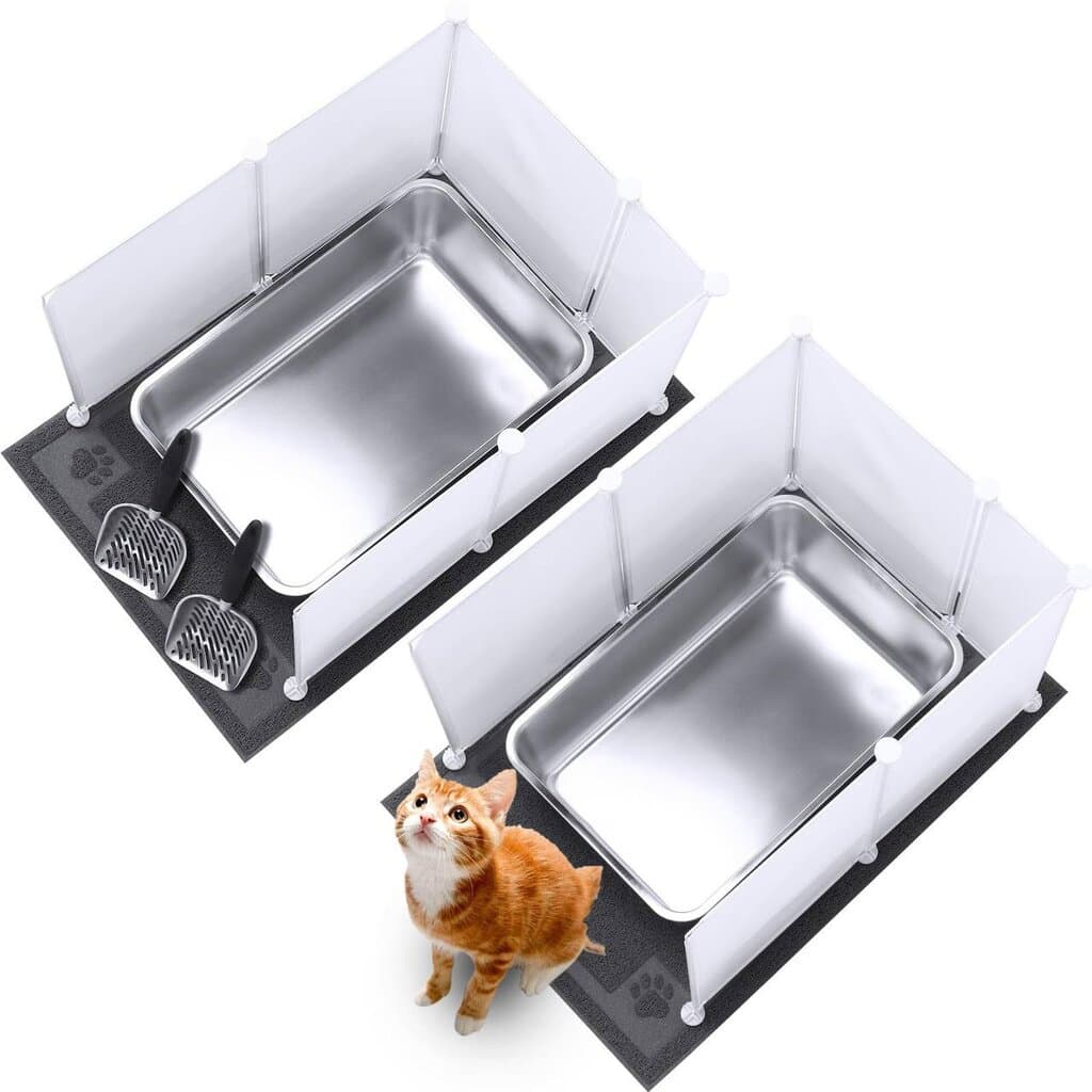 Steel Open LitterBox + Scooper Type A - 58cm 4