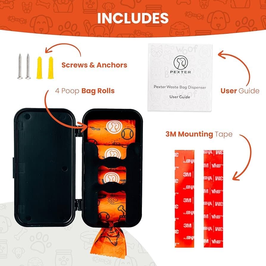 Poop Bag Dispenser - 4x 2
