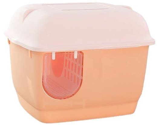 Semi Enclosed Cat Litter Box