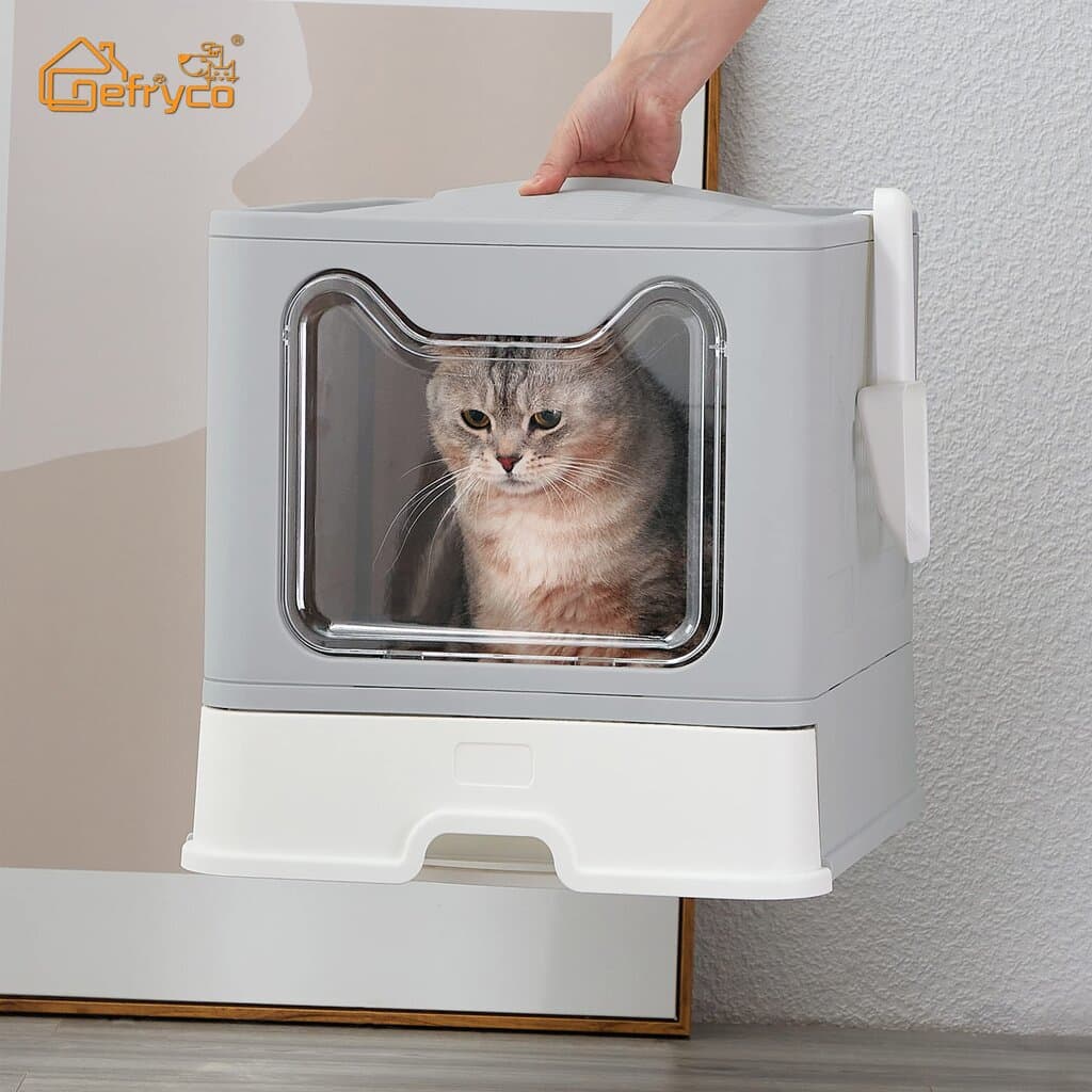 Foldable Litterbox Pink 4