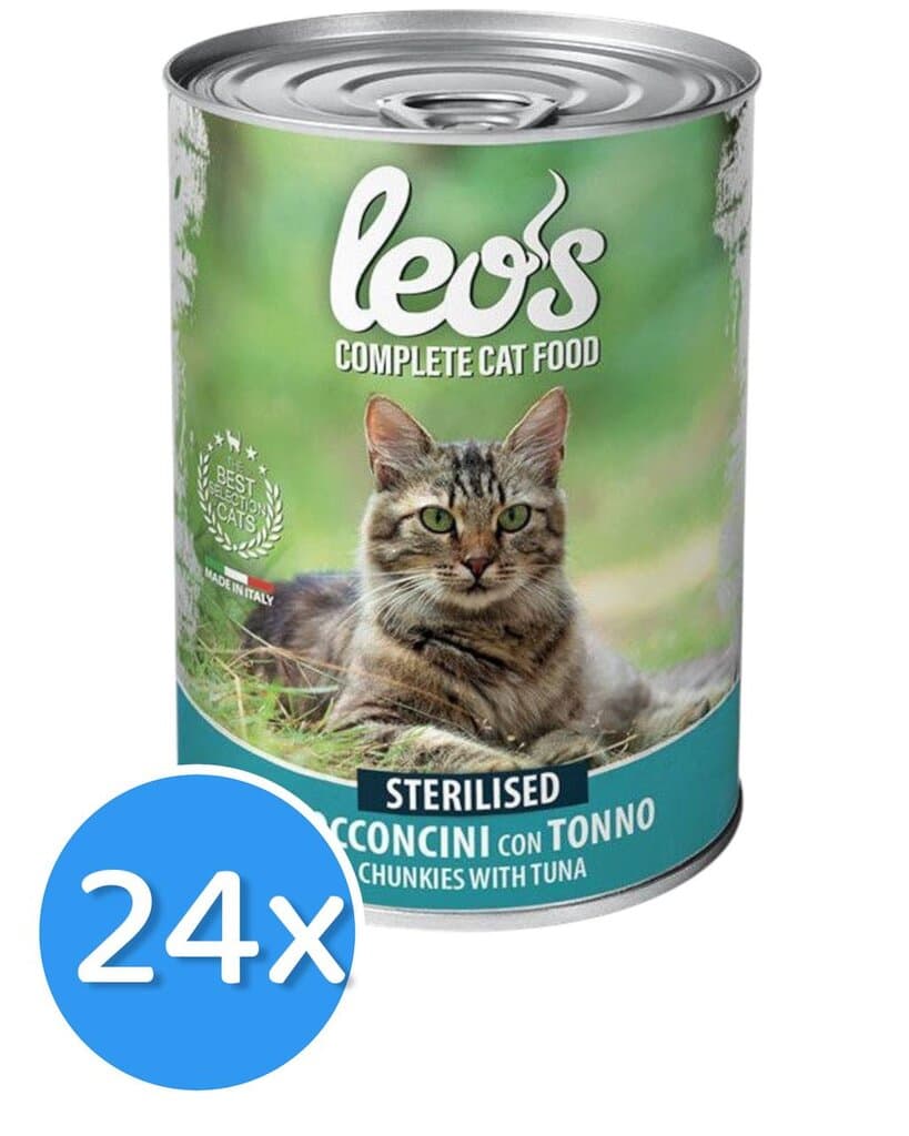 Leo’s Chunkies Sterilised Tuna - 24X