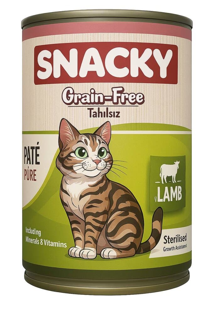 Snacky Sterilised Lamb in Pate - 400g