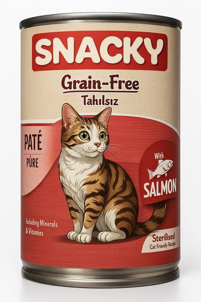 Snacky Sterilised Salmon in Pate - 400g