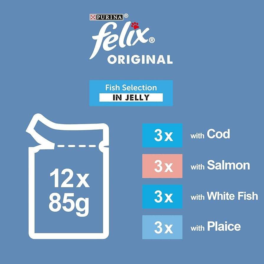 FELIX Fish Selection in Jelly - 12X 2