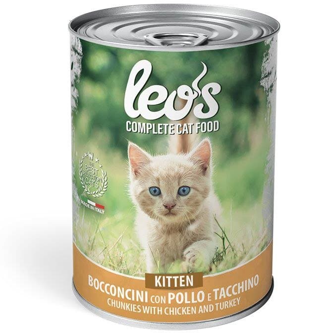 Leo’s Kitten Chunks Chicken & Turkey - 415g