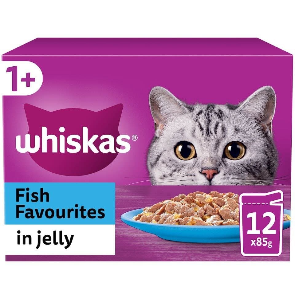 Whiskas Fish Favourites in Jelly - 12X