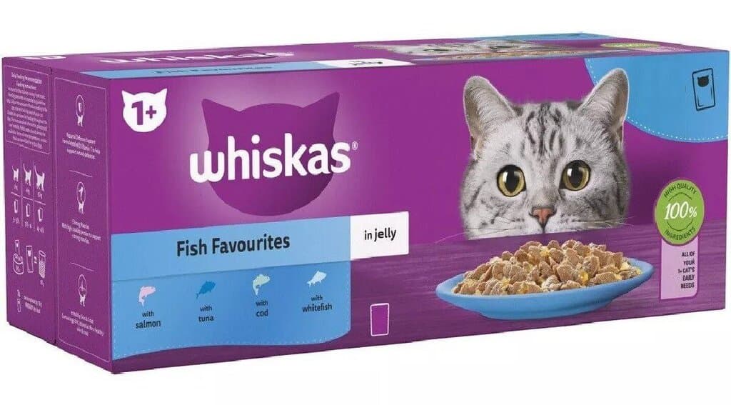 Whiskas Fish Favourites in Jelly - 48X