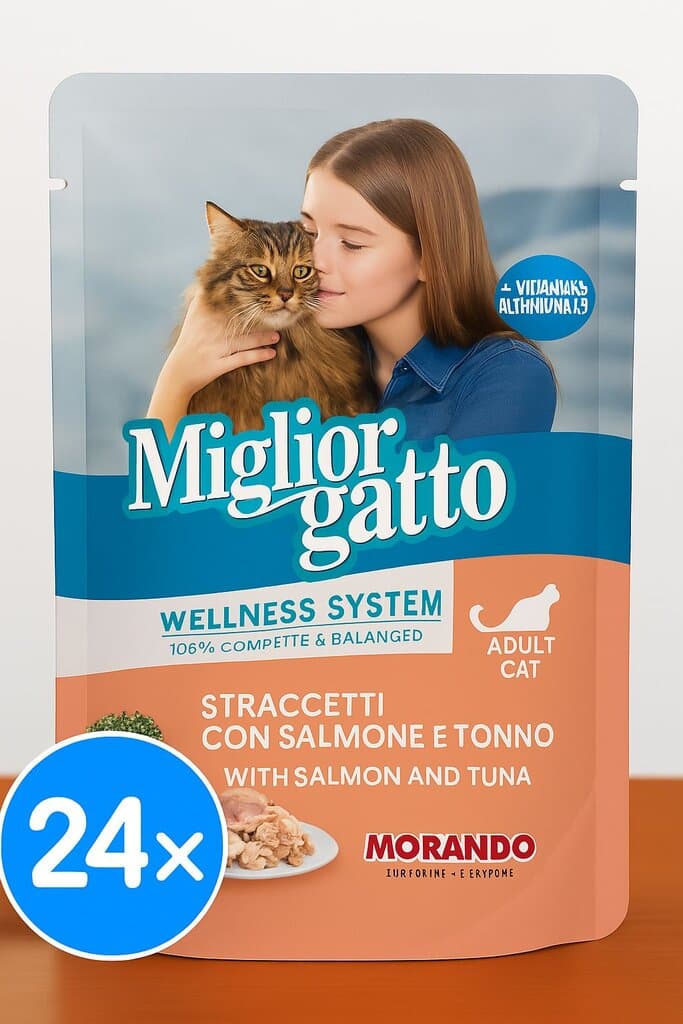 Miglior Gatto Salmon & Tuna - 24X