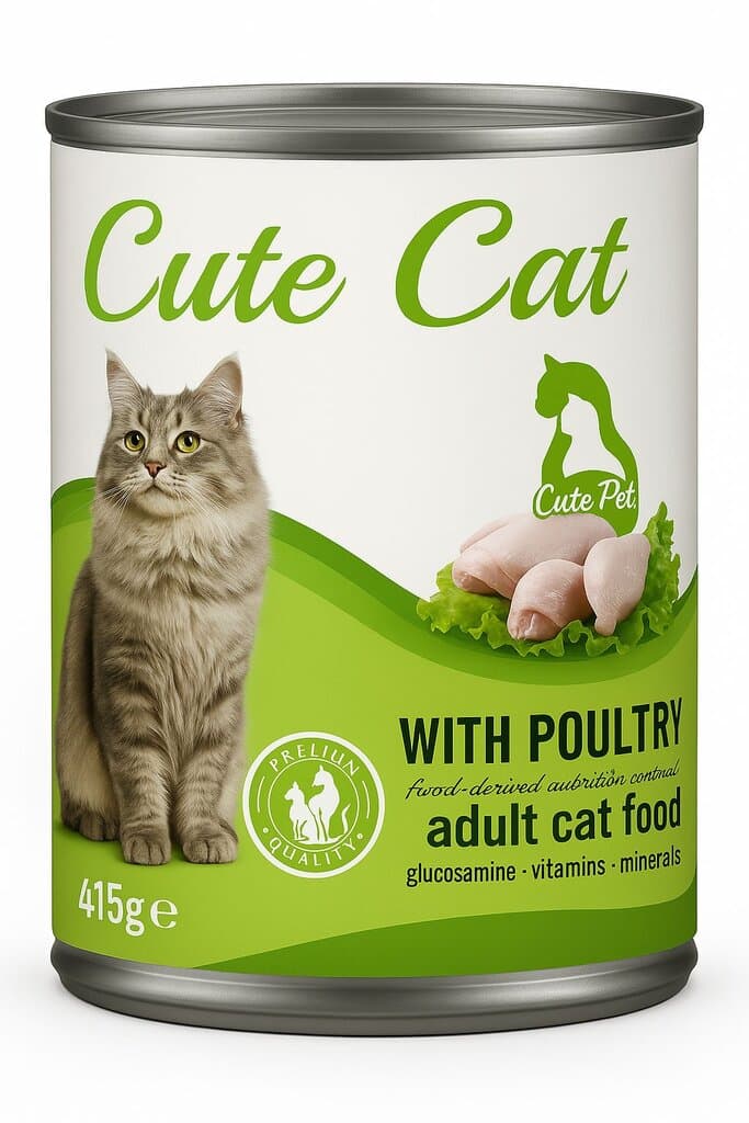 Cute Cat Adult with Poultry - 415g