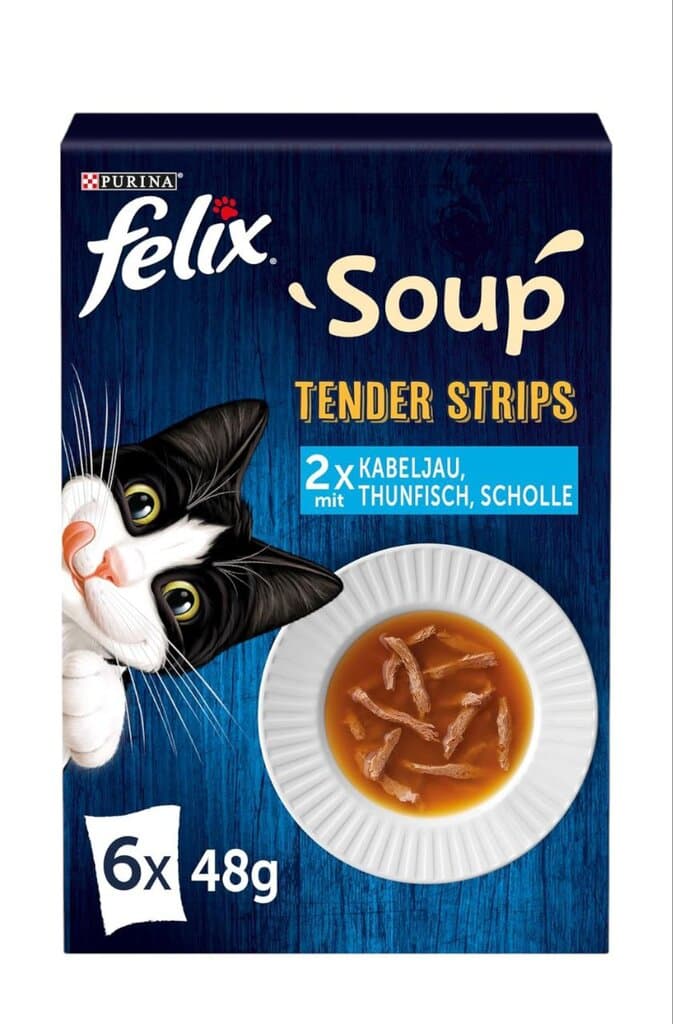 Felix Original with Tuna & Cod Soup - 6X 3
