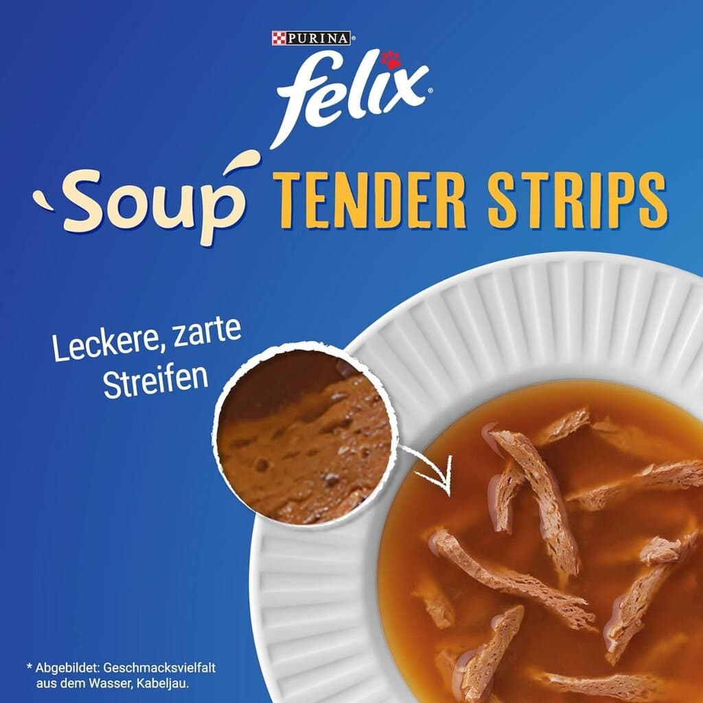 Felix Original with Tuna & Cod Soup - 6X 4