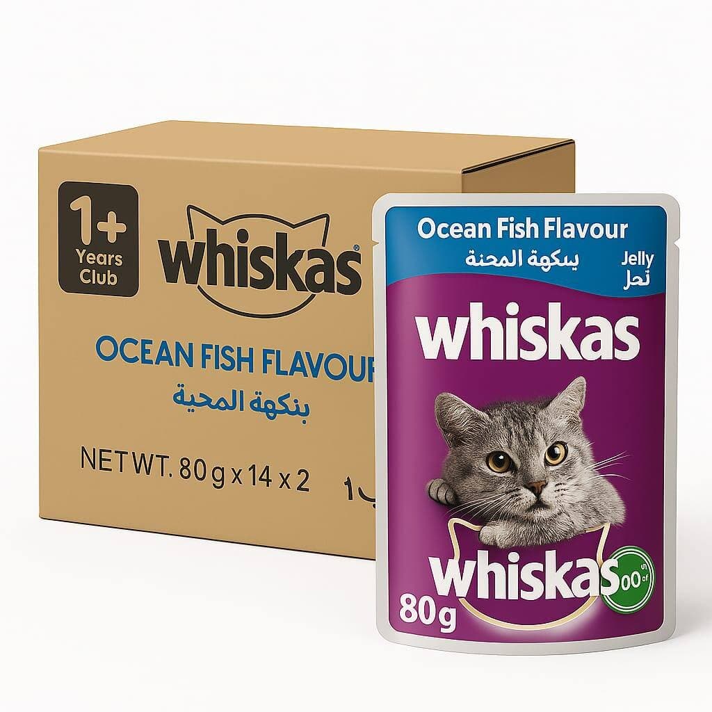 Whiskas Ocean Fish in Jelly - 28X 1