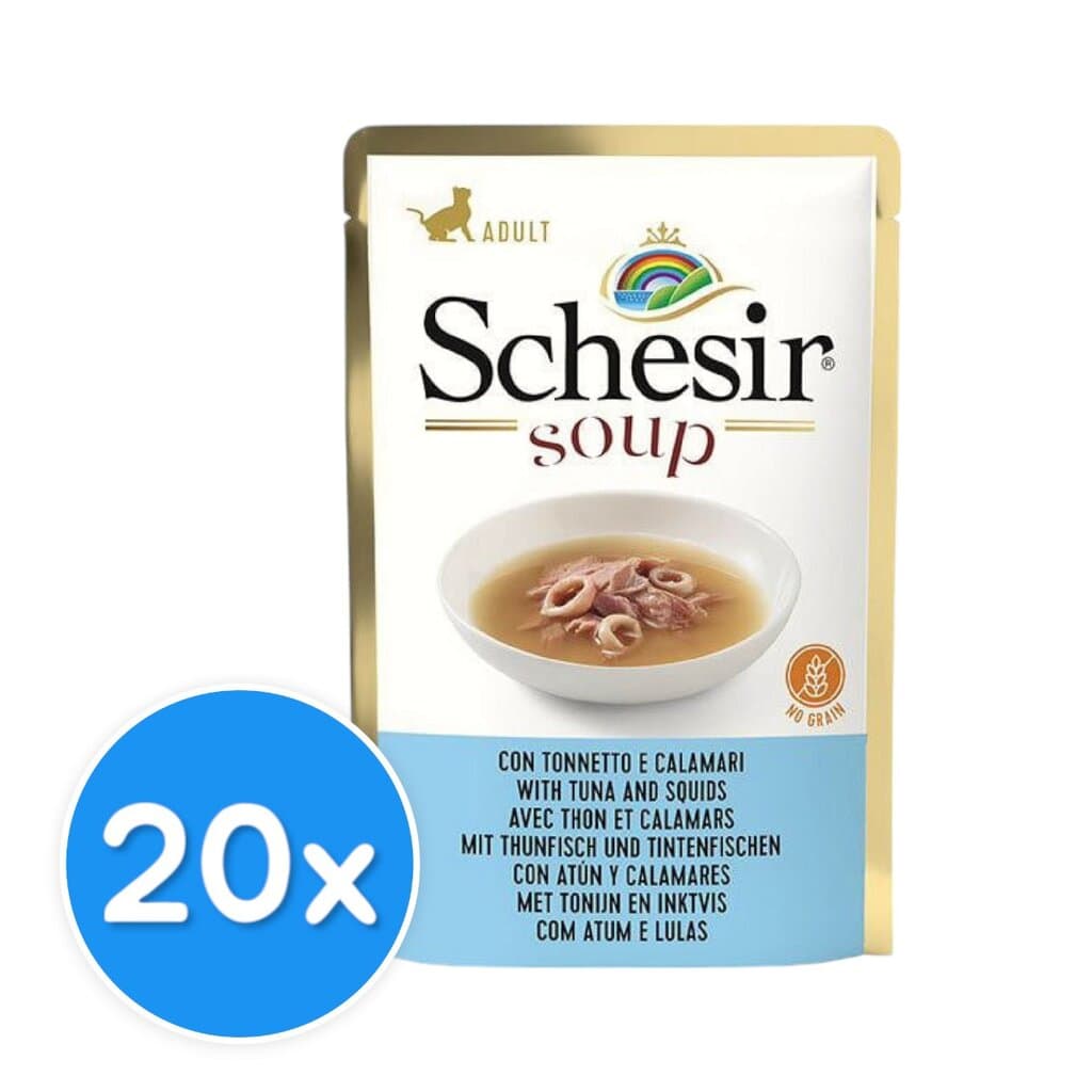 Schesir Tuna and Squids in Soup - 20X