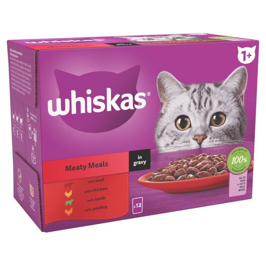 Whiskas Meaty meals in Gravy - 12X