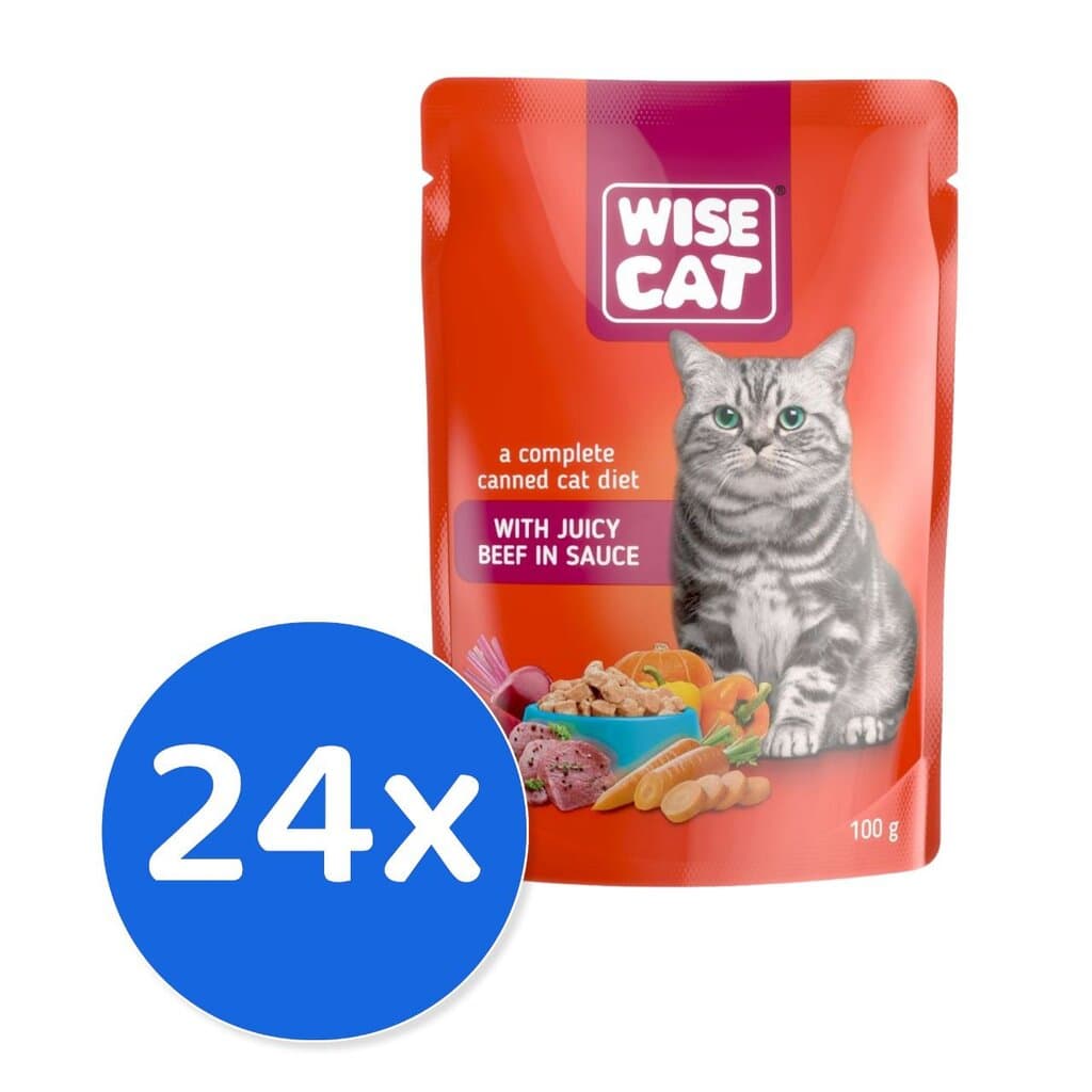 Wise Cat Beef - 24X