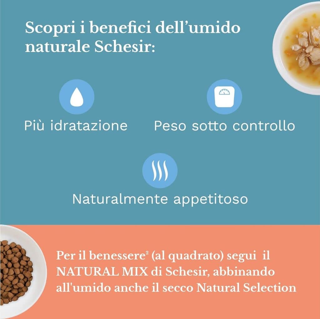 Schesir Tuna and Pumpkin in Soup - 85g 3