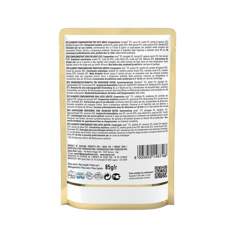 Schesir Tuna and Pumpkin in Soup - 85g 4