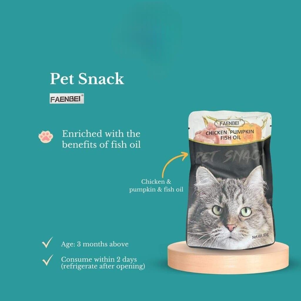 Faenbei Chicken Pumpkin Fish Oil - 12X 3