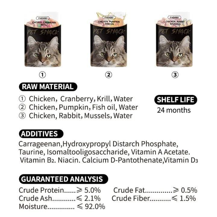 Faenbei Chicken Pumpkin Fish Oil - 12X 4