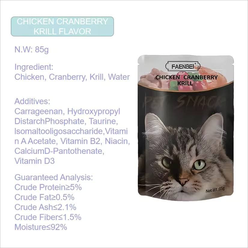 Faenbei Chicken Cranberry Krill - 12X 2