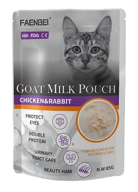 Faenbei Goat Milk Pouch With Chicken & Rabbit - 85g