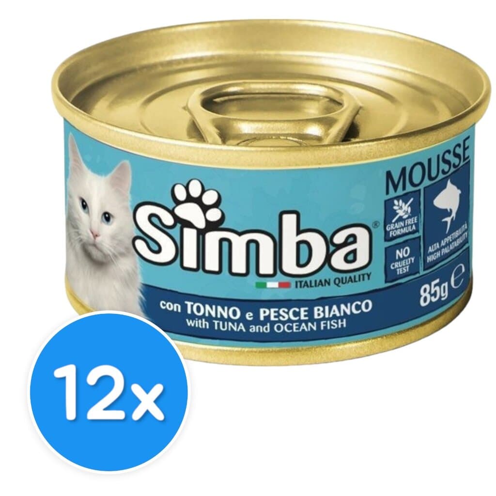 Simba Mousse with Tuna and Ocean Fish - 12X