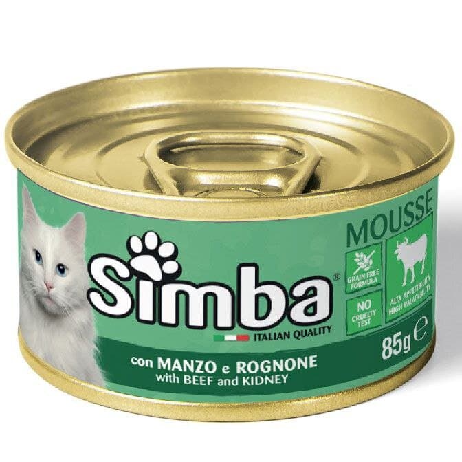 Simba Mousse with Beef and Kidney - 85g