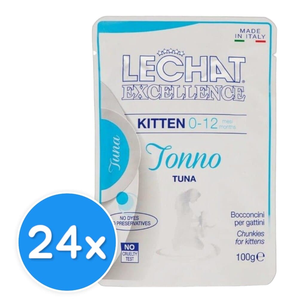 Lechat Ecxellence Kitten Tuna - 24X