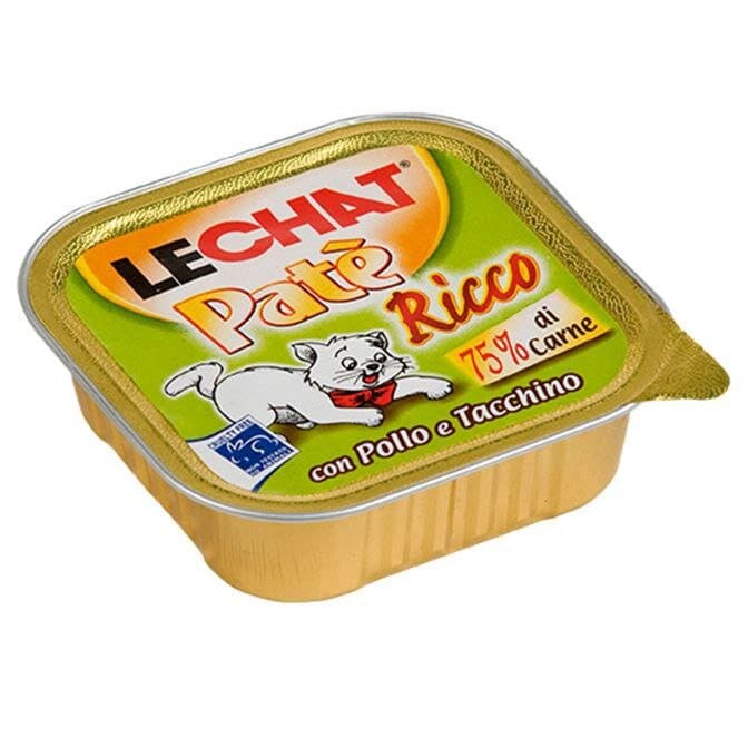 LeChat Adult Paté Ricco with Chicken and Turkey - 100g