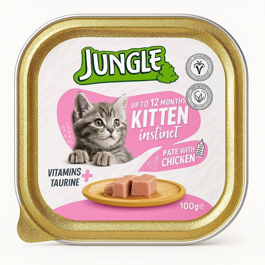 Jungle junior & kitten chicken - 100g