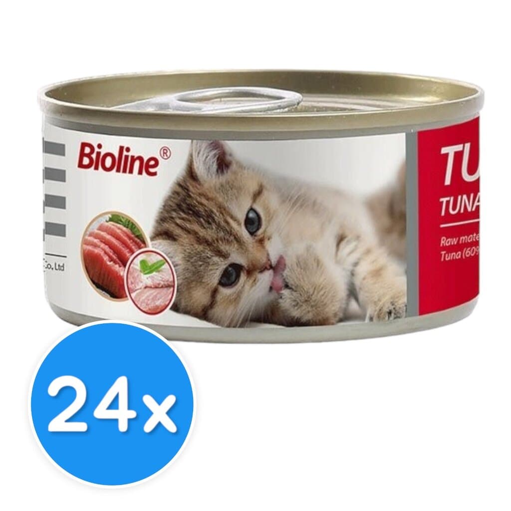 Bioline Tuna & Beef Can - X24
