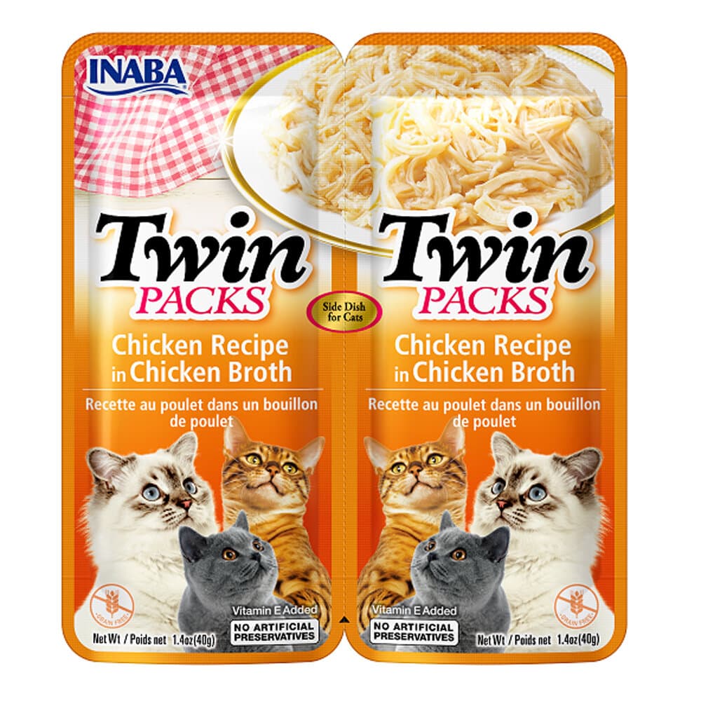 Inaba Twin Packs - Chicken Broth - 80g 1