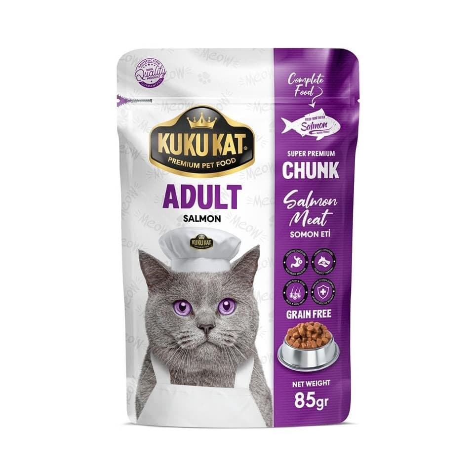 KUKU KAT Adult Chunk Salmon - 85g